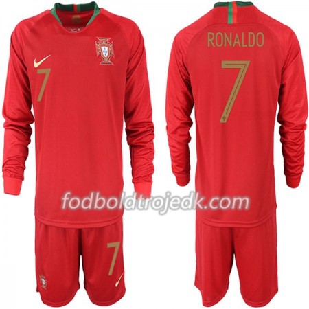 Portugal VM 2018 RONALDO 7 Børn Hjemme - Fodboldtrøjer(L/S) Portugal VM 2018 RONALDO 7 Børn Hjemme - Fodboldtrøjer(L/S)